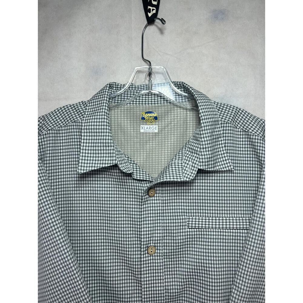 Banana Boat Shirt Mens XL Fishing Short Sleeve Button Up